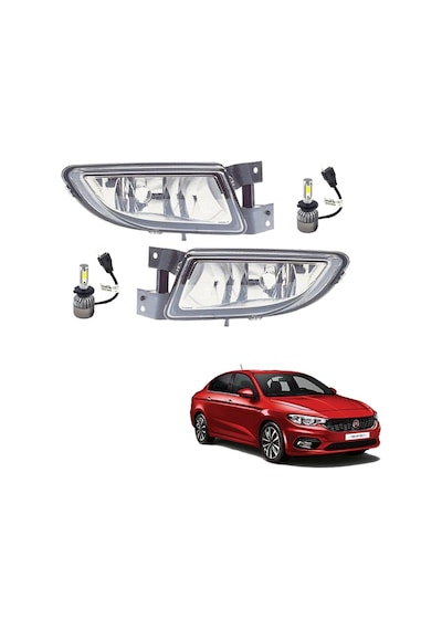 Fiat Egea Sedan 2017 Sis Farı Takımı Led Xenon Set