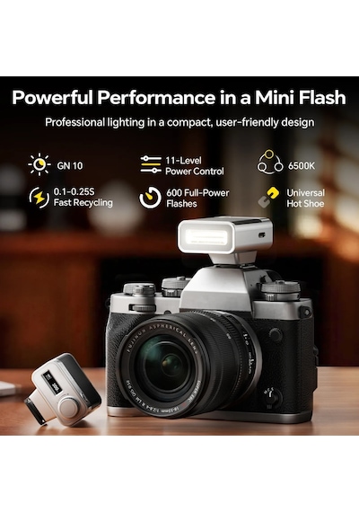 Photoolex G02 Retro Mini Speedlite Kamera Flaşı - Ls-201