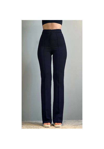 Thiff Gymwear Krep Kumaş Likralı Kadın Palazzo Pantolon 3'lü Set Siyah-lacivert-kahverengi