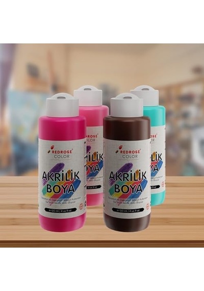 Tamamlayıcı Renkler Akrilik Boya 4'lü Set 4x120 Ml