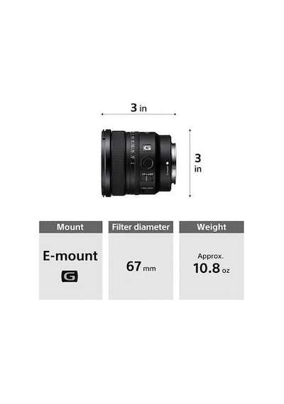 Sony Fe 16mm F/1.8 G Lens Sony E