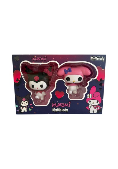 Kuromi My Melody Pop Oyuncak Karakter Figür 2'li Set 10cm