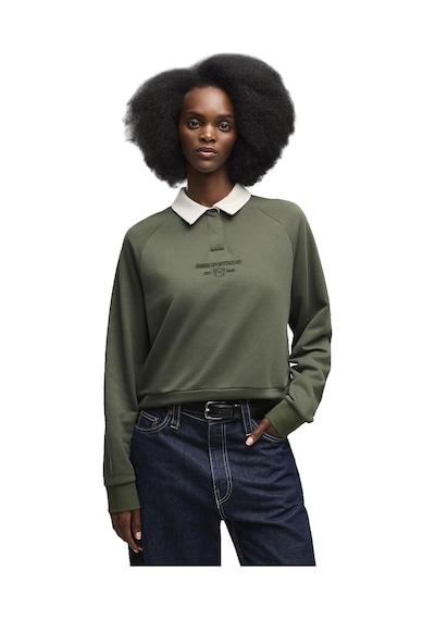 Puma Class Polo Kadın Haki Günlük Stil Sweatshirt 69582186 Yeşil
