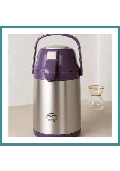 Trendexa 2.5l 304 Çelik Pompa Termos Musluklu Mac