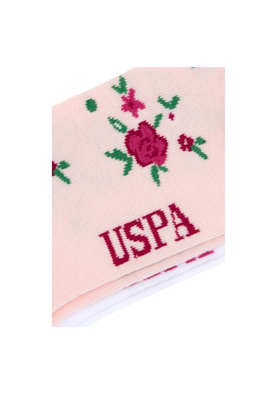 U.S. Polo Assn. Kadın 2'li Patik Çorap 50317974-VR041