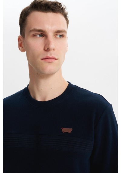 AR-MA Arma Erkek Regular Fit Selanik Sweatshirt Kazak Karbon Fırçalı, Bisiklet Yaka, Pamuk Polyester, Süs Etiketli K30124697802 Lacivert AR-MA Arma Erkek Regular Fit Selanik Sweatshirt Kazak Karbon Fırçalı, Bisiklet Yaka, Pamuk Polyester, Süs Etiketli K30124697802 Lacivert