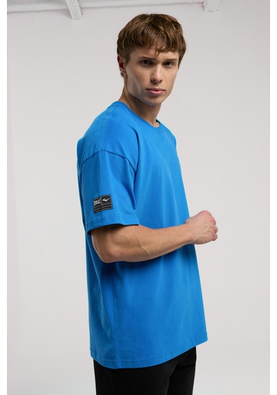 Everlast Ever Essentials Oversize Mavi Erkek Tişört Mavi