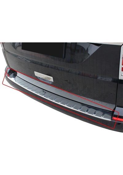 Volkswagen Transporter T6 Arka Tampon Eşiği Krom Formlu 2015 ve