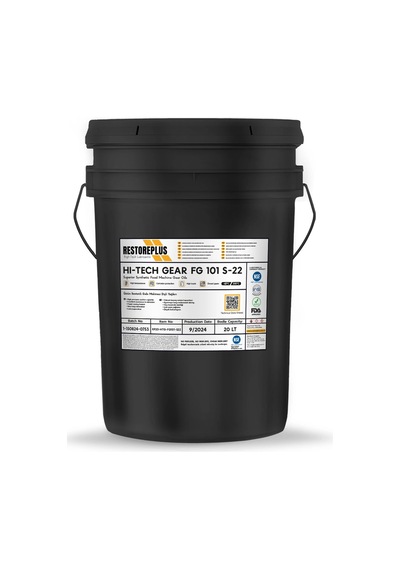 Restoreplus Hı-Tech Gear Fg 101 S-22 Gıda Uyumlu Sentetik Dişli Yağı 20 L