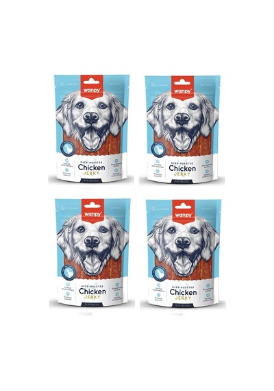 Wanpy Chicken Jerky Köpek Ödülü 100 Gr X 4