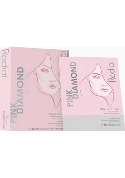 Rodial Pink Diamond Instant Lifting Mask Yüz Şekillendirici Aydınlatıcı Maske 4 Lü Maskeler