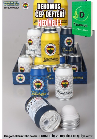 "dekomus Cep Defteri Hediyeli" Lisanslı Fenerbahçe "tekli" Coke Tasarım Silgili Kalemtraş