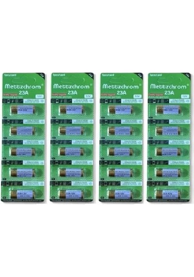 23a 12v Alkalin Pil Garaj Bariyer Kepenk Oyuncak Alarm Kumandası Kapı Zili Pili 20 Adet A23 E23a Mn21 Ms21 L1028 Va23ga