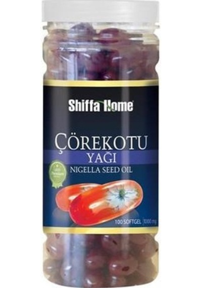 Shiffa Home Çörekotu Yağı Softjel 1000 MG 100 Softjel Kapsül