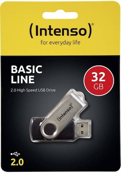 Intenso Basic Line 32 GB Usb 2.0 Flash Bellek