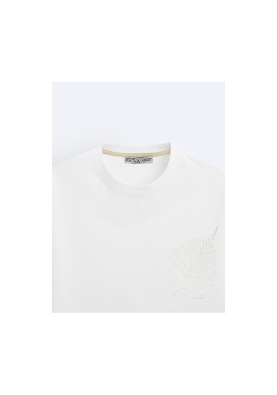 Oversize Unisex Ekru T-shirt - Bodhi Ekru