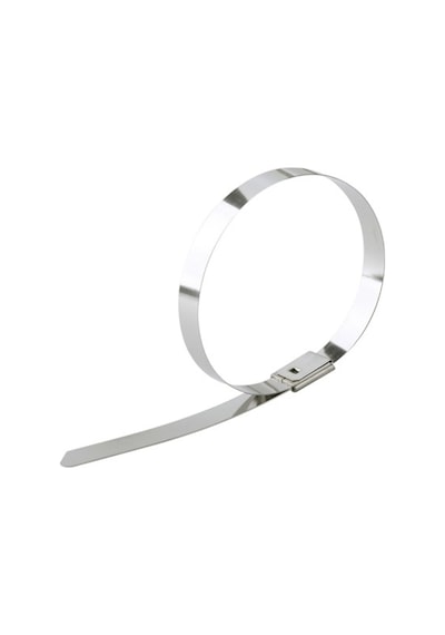Dorf Tork Metal Kablo Bağı Paslanmaz Çelik Cırt Kelepçe 4,6 X 200mm 304 Kalite 100 Lü Paket