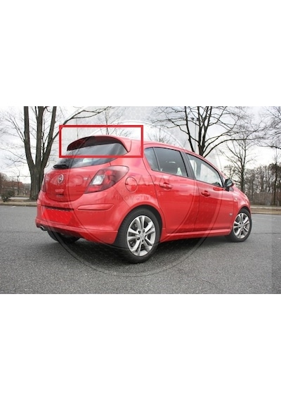 Opel Corsa D Spoiler 4 Kapı Fiber Astarlı