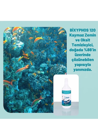 X-per Marine - Kaymaz Zemin Ve Oksit Temizleyici Bixyphos 120 1 L : Doğa Dostu Formülle Güverte Ve Kromlarda Kusursuz Temizlik