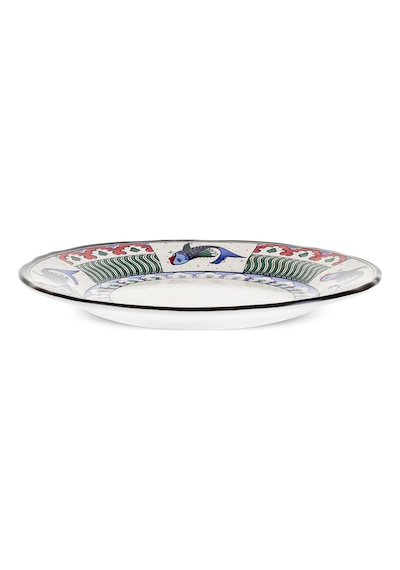 Karaca x Ömür Akkor İznik Balık Pasta Tabağı 21 cm