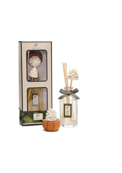 Yılbaşı Altıgen Amber Wood Hediye Seti Amber