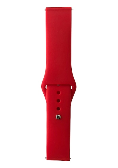 Mobilteam Huawei Gt2 46mm Band Serisi 22mm Klasik Kordon Silikon Strap Kayış-brighr Red