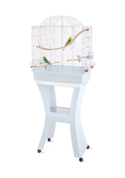 Imac - 550 - Matılde Ayaklı Kuş Kafesi - Csmo-tex - Mavi/gümüş 58x38x71/143cm