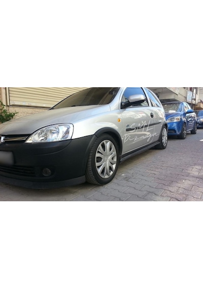 Opel Corsa C Yan Marşpiyel Plastik Yan Ek Seti