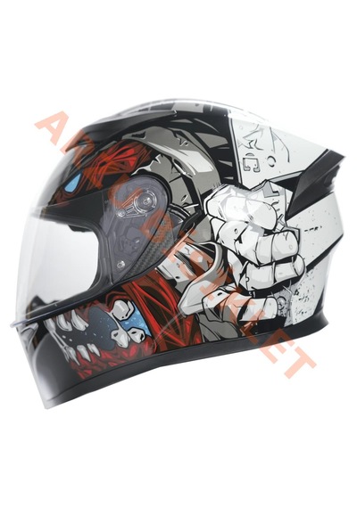 Kc-kapalı Vizörlü Kask Kc316-1 Kuru Kafa Xl E Belgeli Çok Renkli