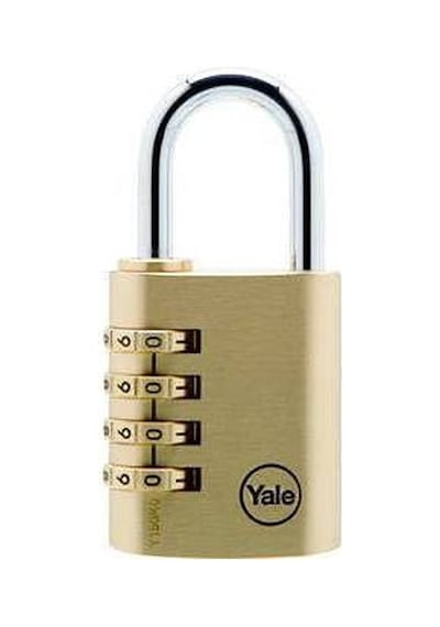 Yale 40mm Şifreli Pirinç Asma Kilit brass Combination Padlock