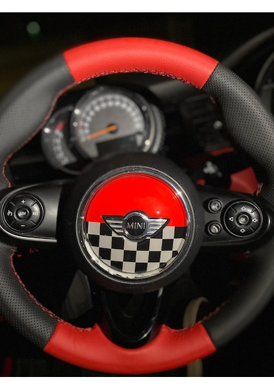 Mini Cooper F Serisi Uyumlu Direksiyon Göbeği Sticker Jcw F60 F55