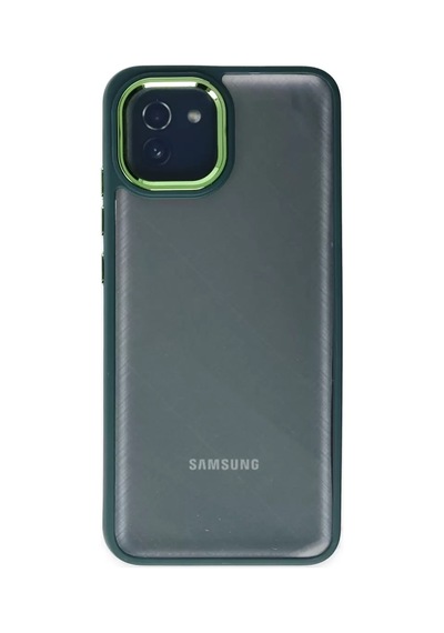Newface Samsung Galaxy A03 Kılıf Dora Kapak - Haki Yeşil