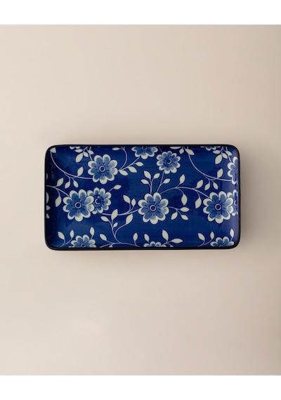 Madame Coco Reve Bleu Vista Dikdörtgen Tabak - 22 Cm - Mavi/beyaz 8684427225868 Çok Renkli