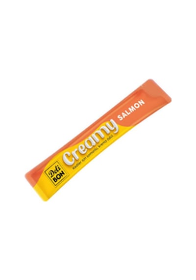Delibon Creamy Somonlu Sıvı Kedi Ödülü 15 Gr 100'lü Paket