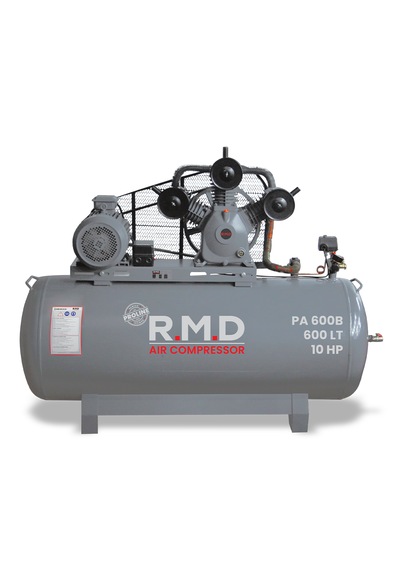 R.m.d Kompresör Pistonlu Hava Kompresörü 600 Lt 3 Kafa 8 Bar 10 Hp I Paı600b