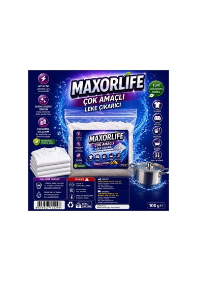 Çamaşır Ve Çok Amaçlı Toz Leke Pas Çıkarıcı Parlatıcı 100 Gram Mutfak,banyo,lavabo,ayakkabı,kumaş,halı