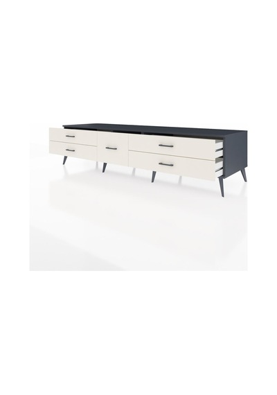 Kronos Tv Ünitesi 5 Çekmeceli 220x59x51 Antrasit-çam/aytaşı Atlas Çam/aytası - Antrasıt Kronos Tv Ünitesi 5 Çekmeceli 220x59x51 Antrasit-çam/aytaşı Atlas Çam/aytası - Antrasıt