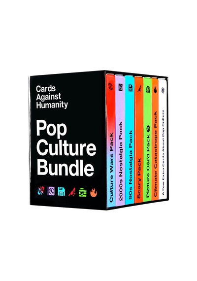 Cards Against Humanity İnsanlığa Karşı Kartlar: Pop Kültürü Paketi 6 Temalı Paketler + 10 Yeni Kart 2023 İçin Yeni