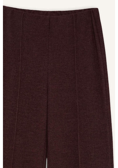 Defacto Straight Fit Beli Lastikli Geniş Paça Pantolon F1016ax25aubr93 Bordo