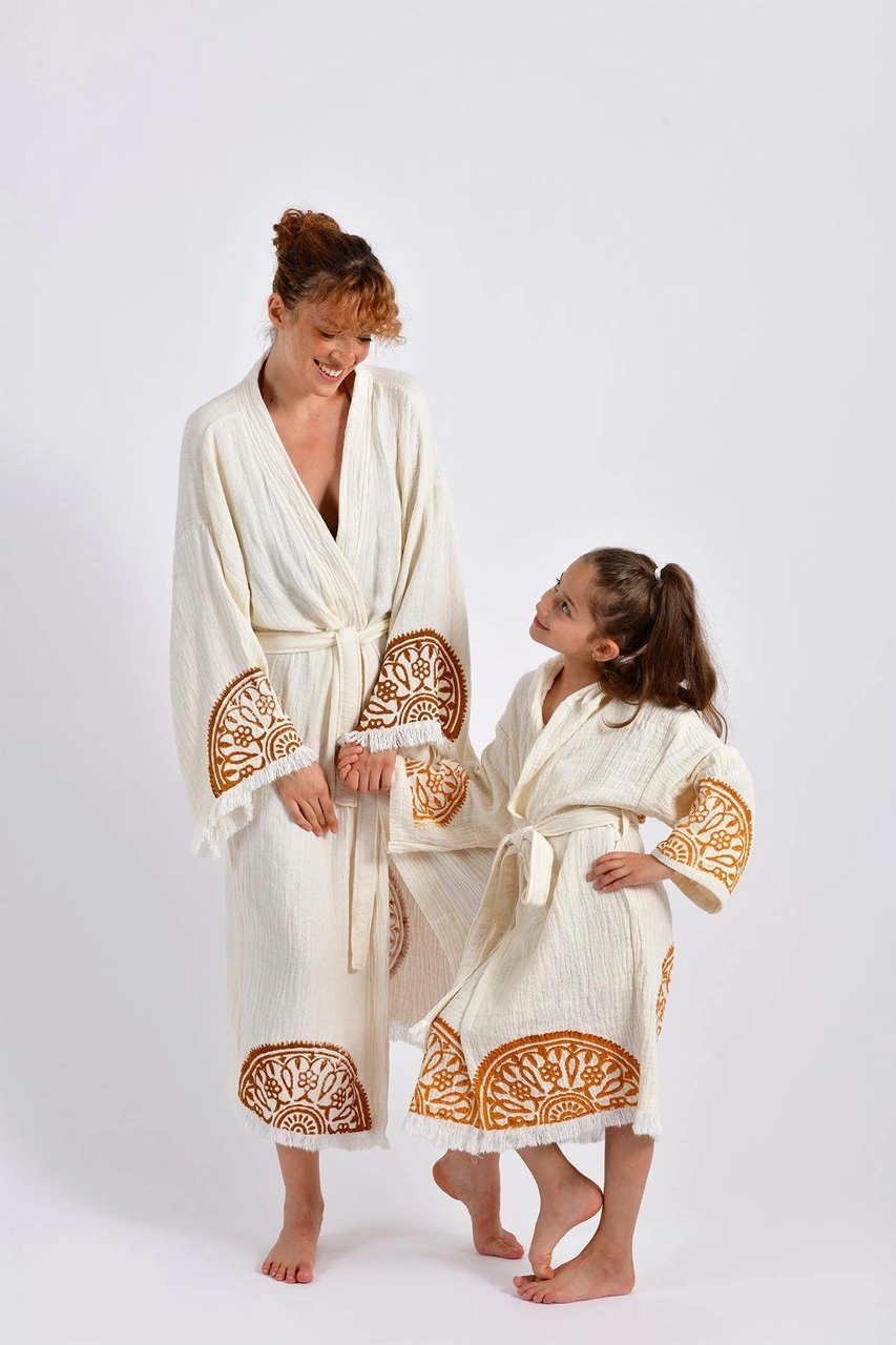 Brandsmithshop Çocuk Mandala Eye Kimono Çok Renkli