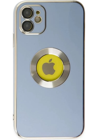 Newface Apple İphone 12 Kılıf Store Silikon - Sierra Blue Sierra Mavi