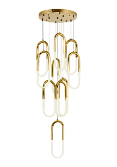 Martin 10 Kollu Gold Led Sarkıt Avize Gold