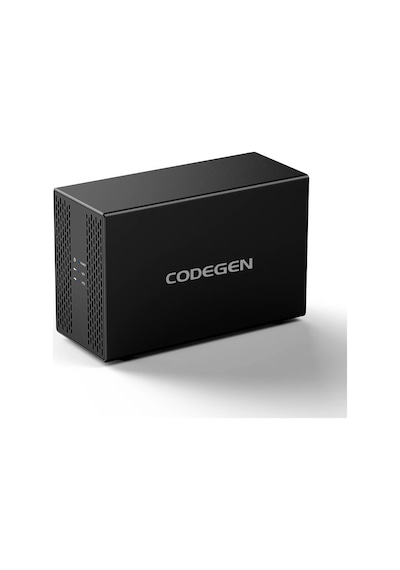 Codegen 2.5 / 3.5 Sata Ssd 2x20tb Disk Yuvalı Dual Raid Özellikli Harddisk Ssd Kutusu Cdg-hdc-35duo