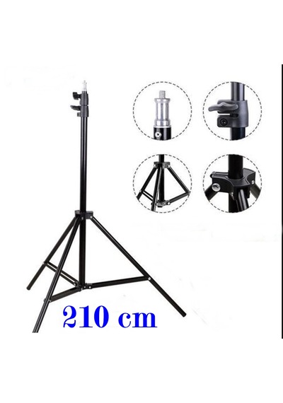 Stüdyo Fotoğraf Çekimleri İçin 210 Cm Uzunluğunda Tripod