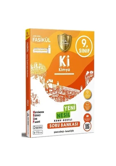 Kampanya Soru Kalesi 9.sınıf Kimya Yeni Nesil Soru Bankası
