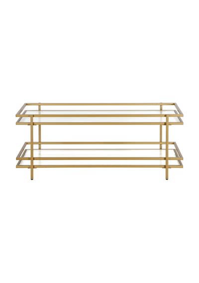 Yashira Gold Metal&cam Orta Sehpa