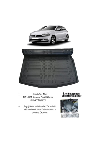 Sahler Peugeot 3008 2024+ Hybrid Uyumlu 4.5d Premium Havuzlu Oto Paspas Ve Liner Marka 3d Alt Bagaj