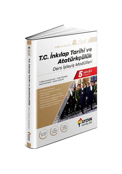 8. Sınıf  İnkılap Tarihi ve Atatürkçülük Ders İşleyiş Modülleri -  Aydın Yayınları