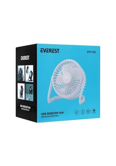 Efn-505 Masaüstü Beyaz Usb Fan