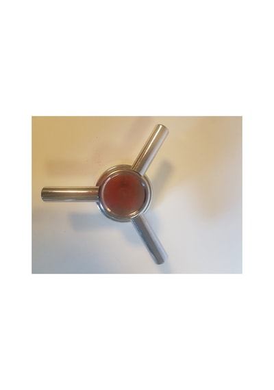 Küçük Boy 3 Adet Yuvarlak Parmaklı 60mm Çapında Yuvarlak Gövdel